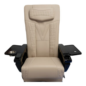 V-Pattern Premium Upholstery Leather Swatch for TrendNail Pedicure and Manicure Chairs