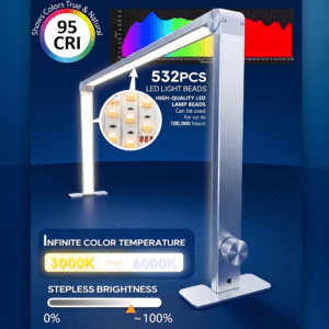 Square Led Frame Manicure Nail Nail Salon Workstations